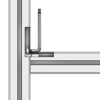 41-004-0 MODULAR SOLUTIONS SPEEDLOCK INSERTABLE HIDDEN INNER CONNCETOR HIDDEN PROFILE FASTNER